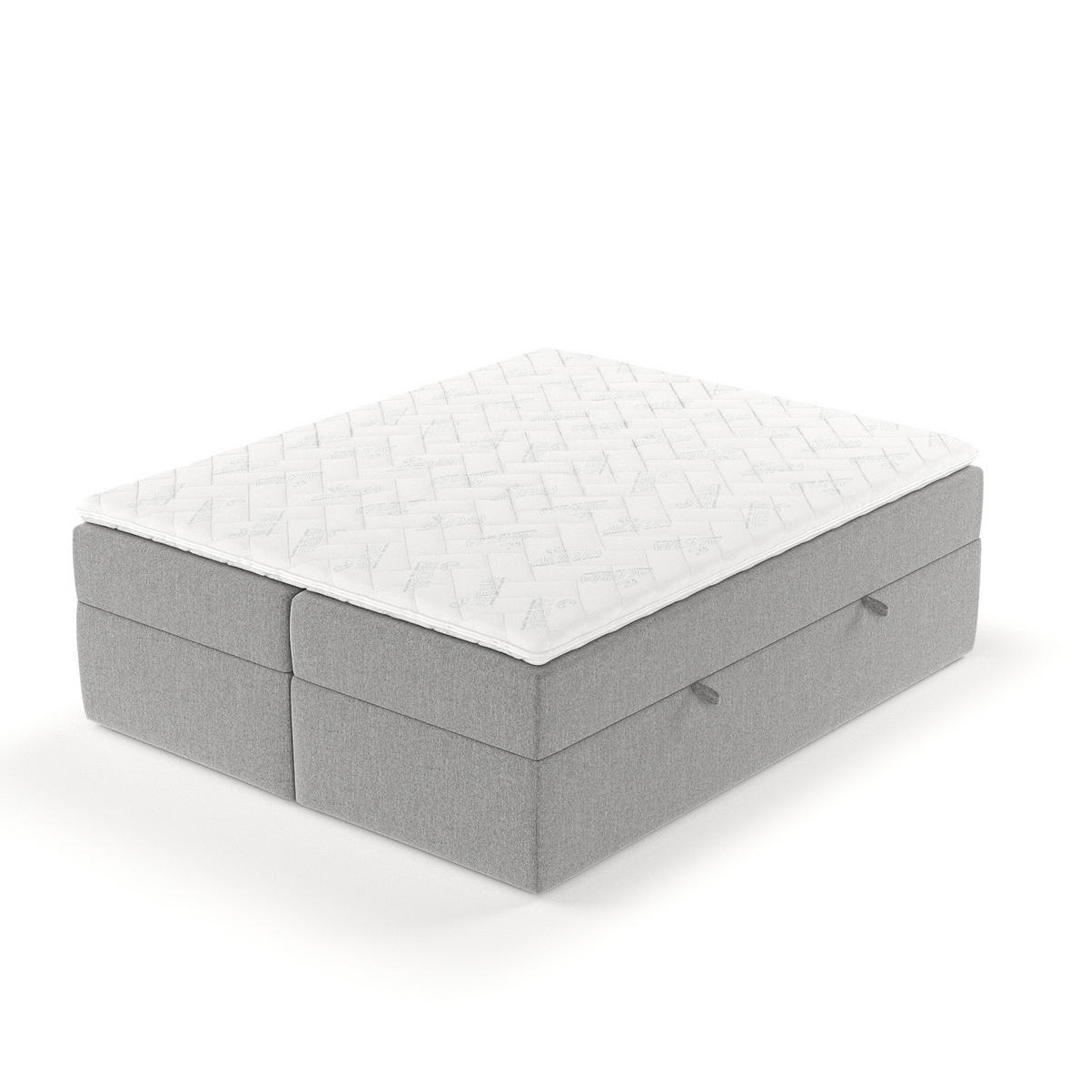 BOXBETT Yoko Grau 200/200 cm - Schwarz/Grau, Holz/Holzwerkstoff (200/200cm) - Maison de Reve