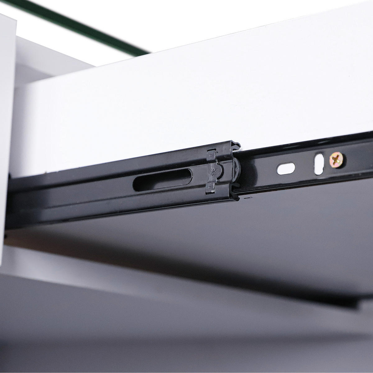 SCHMINKTISCH mit 6 Schubladen 92/55/81 CM und LED Beleuchtung Schminkspiegel 30 x 41 CM - Weiß, Holz (55/81/92cm) - VANITII