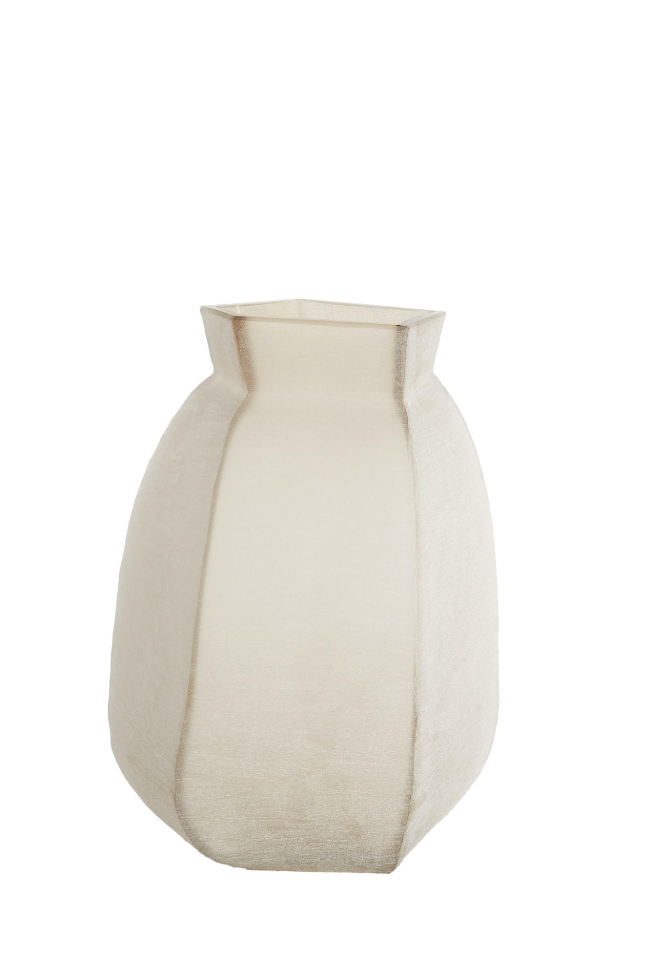 VASE Veliko Braun Ø28/40 cm - Braun, Glas (40cm) - Light & Living