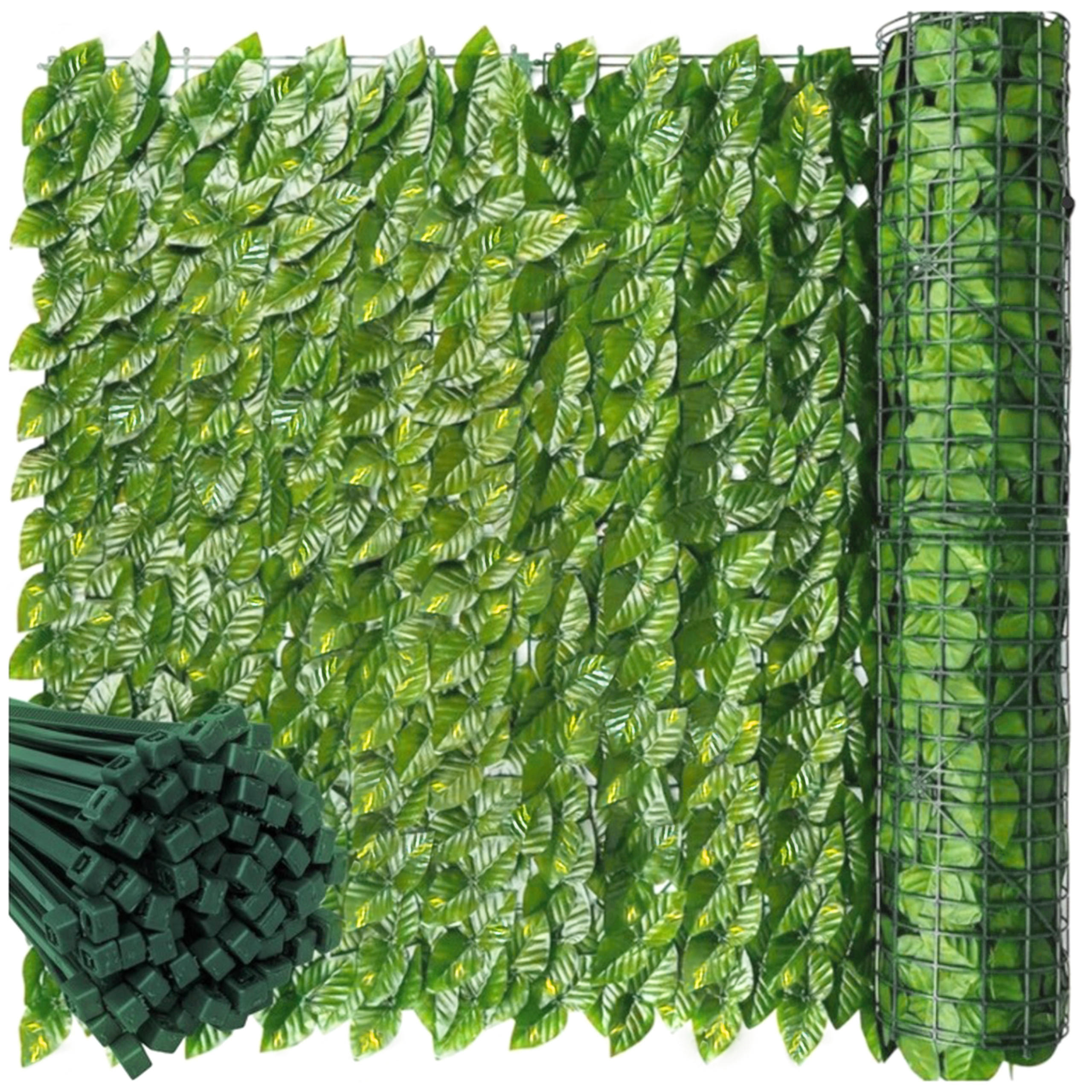 KUNSTPFLANZE Efeu 300x50cm - Waldgrün, Kunststoff (300cm) - KRUMAD