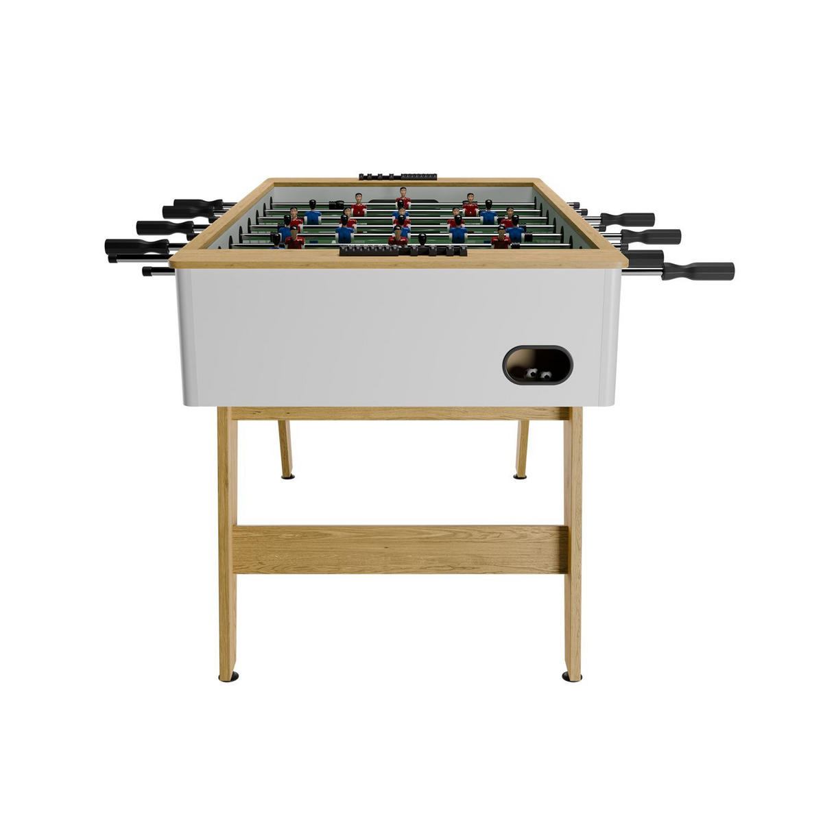 TISCHKICKER ProKick weiß/ natur - Weiß, Holz (76/88/142cm) - Artsport