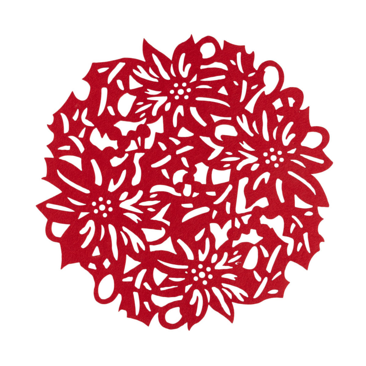 TISCHSET Carolan - Rot, Textil (38cm) - home&you