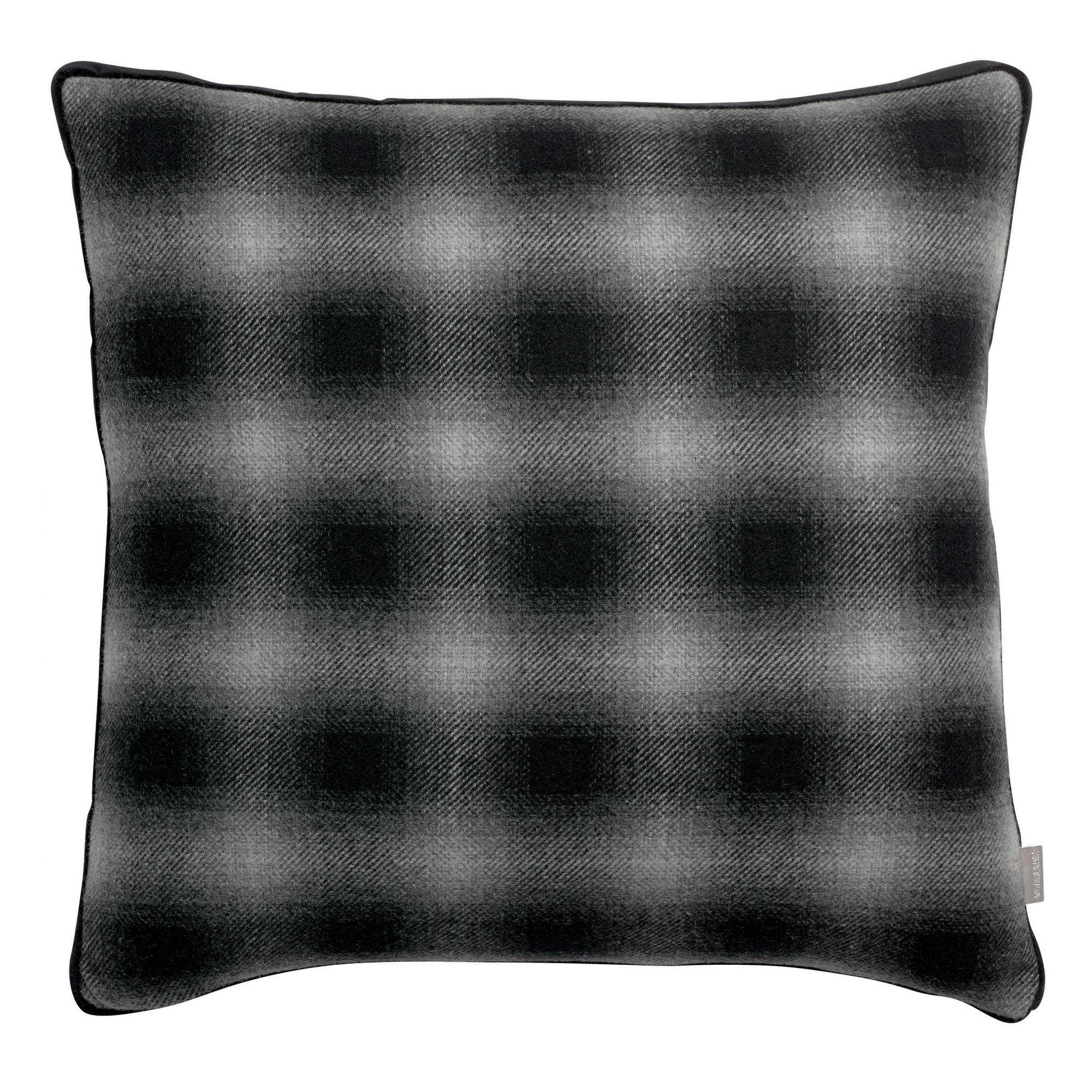 KISSEN Lina umbra 45 x 45 cm - Grau, Textil (45/45cm) - Vivaraise