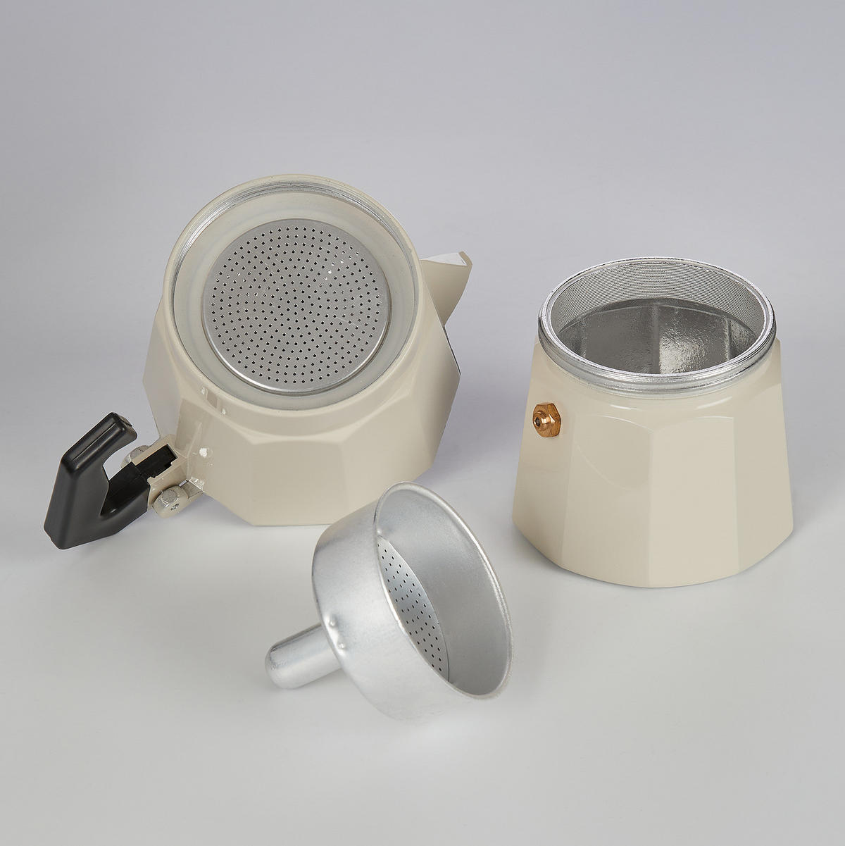 KAFFEEBEREITER Esperto - Beige, Metall (8/15/14cm) - Butlers