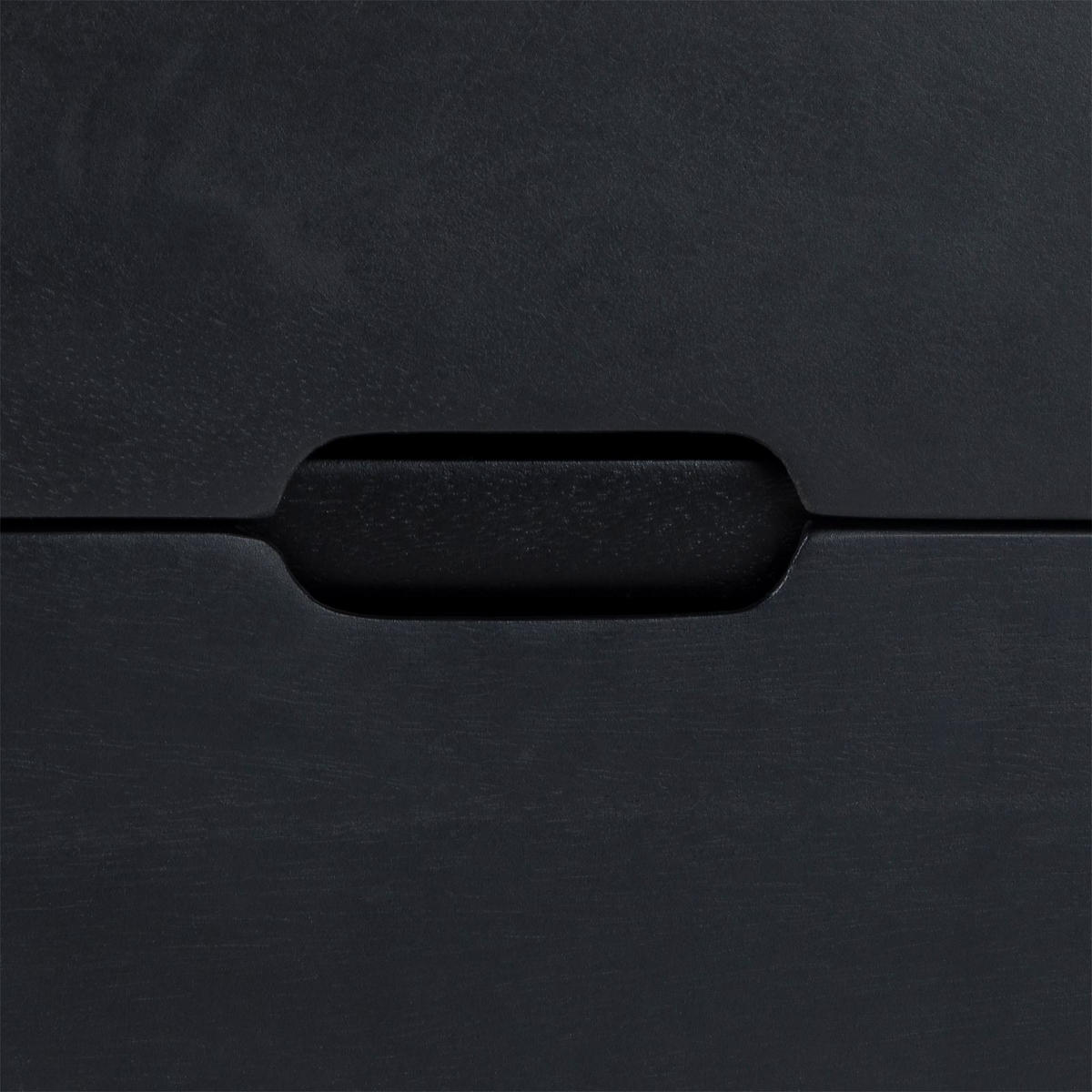 NACHTTISCH FADRI schwarz - Schwarz, Holz (50/55/50cm) - IDIMEX