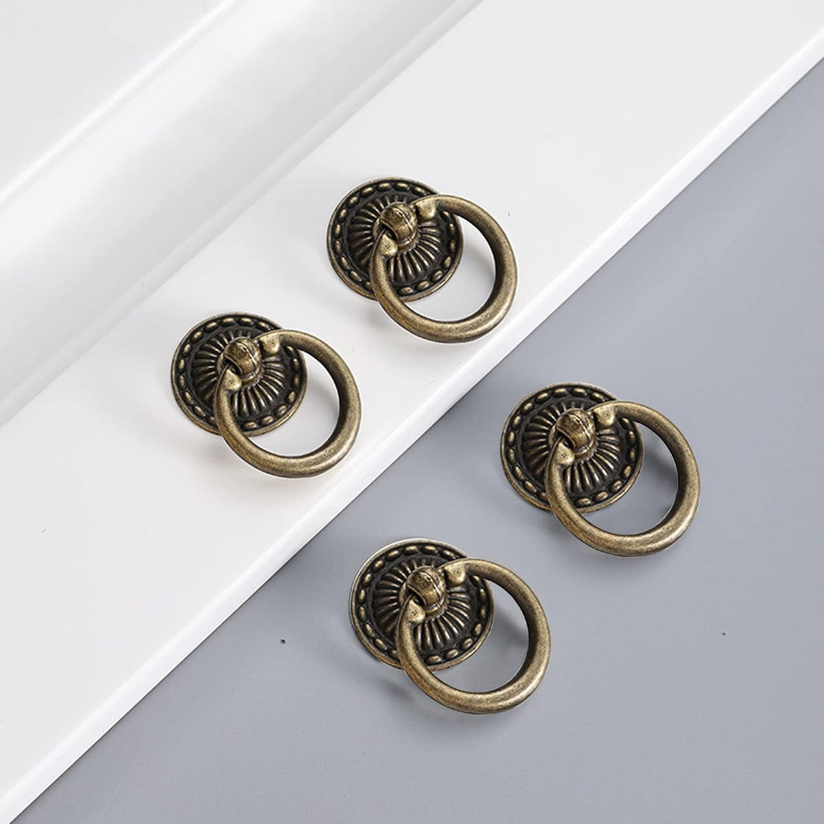 MÖBELGRIFF Bronze 6er-Set - Orange, Metall (3.5/1/4.8cm)