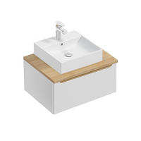 WASCHTISCH 60cm Livia Weiß - Weiß, Holzwerkstoff (60/32.5/46cm) - Petits-meubles