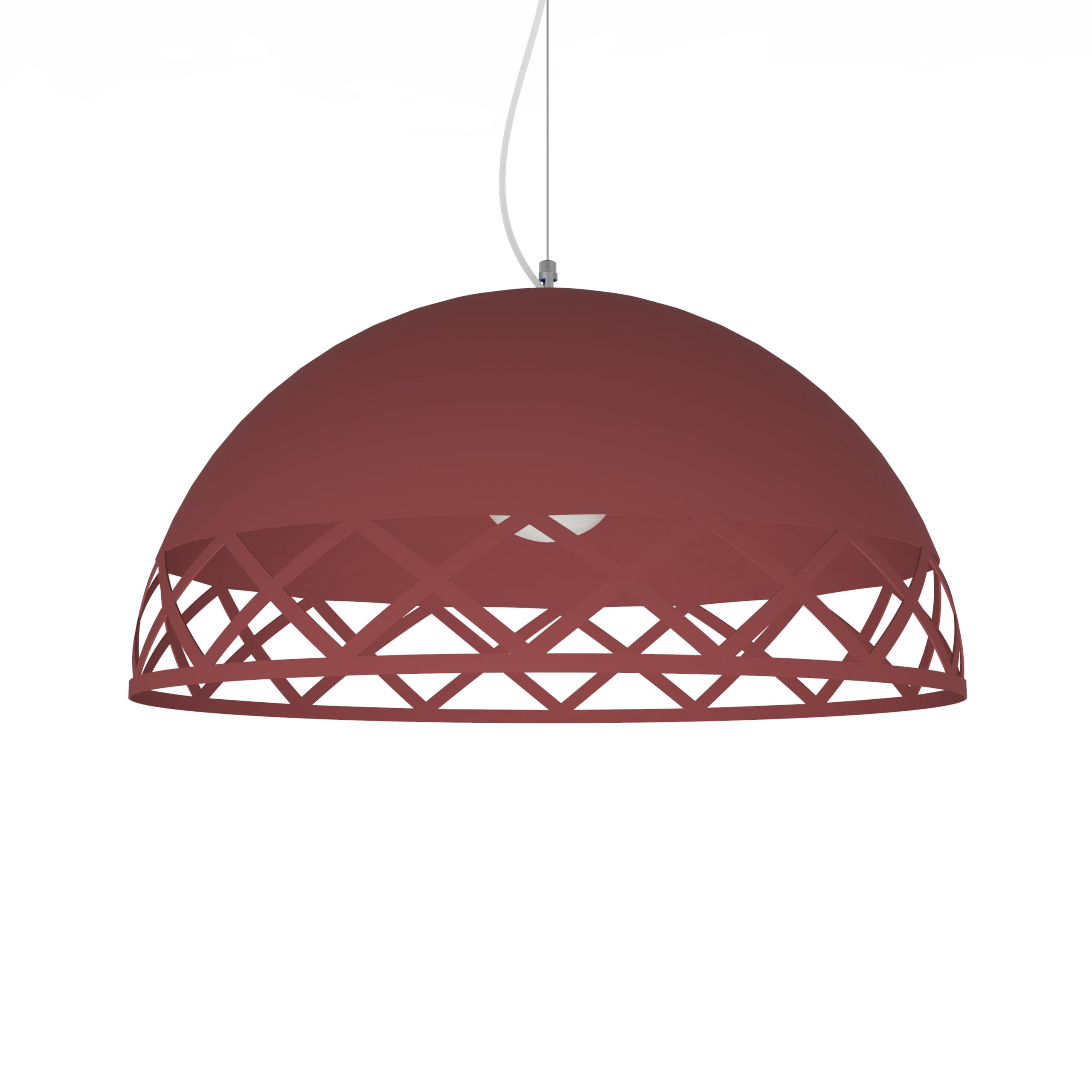 HÄNGELEUCHTE - Rot, Metall (30/60/30cm) - Lumicom