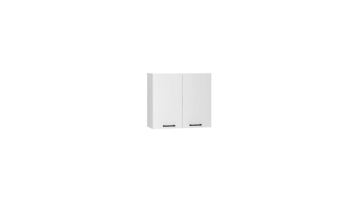 HÄNGESCHRANK W80 ( S1600/107 ) – BONO – Stilvolle Wandlösung – Gold / Eiche - Eichefarben, Holzwerkstoff (80/72/30cm) - ROYAL24_MARKT