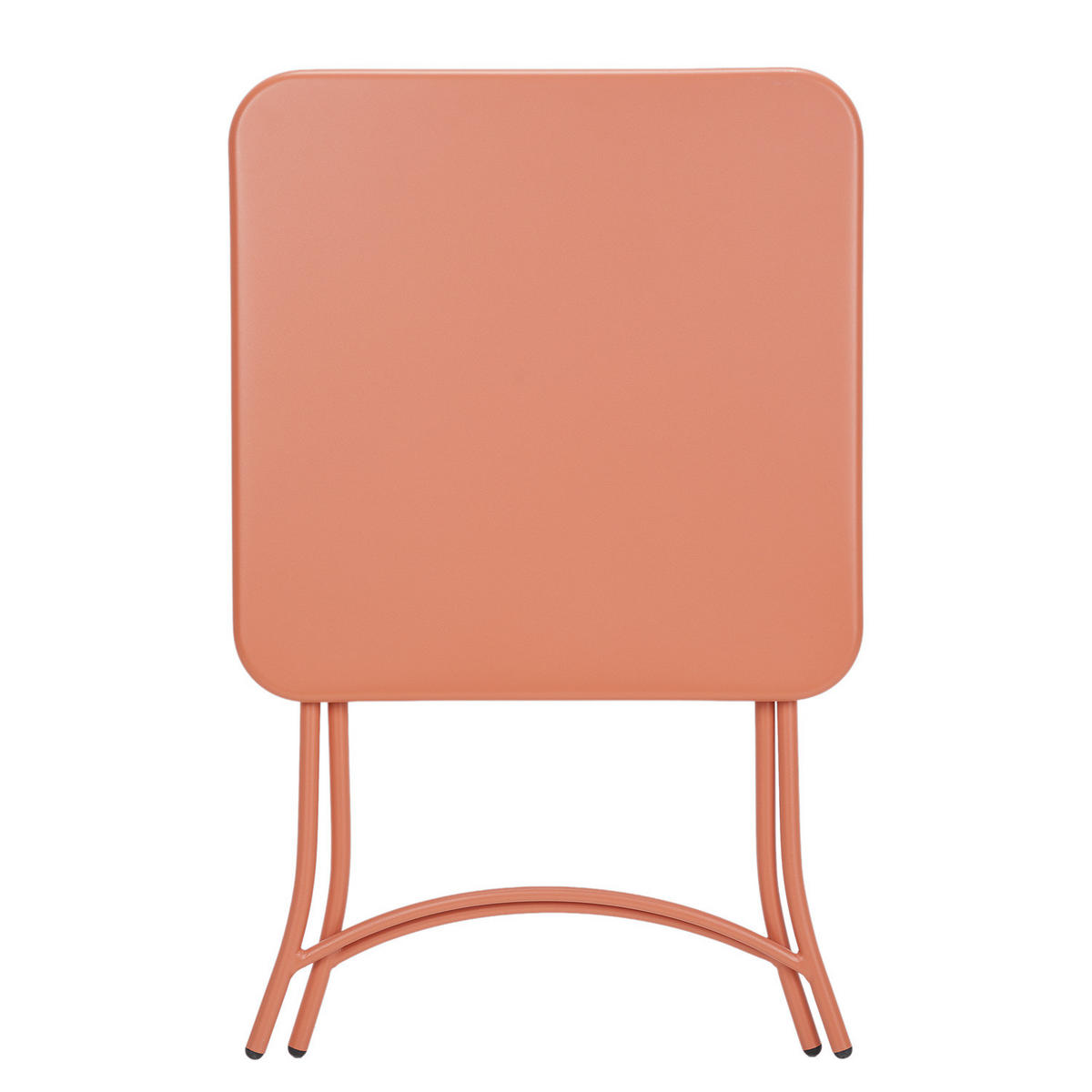 KLAPPTISCH Urban One 58x58 cm - Rot/Orange, Metall (58/58/74cm) - Butlers