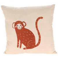 KINDERKISSEN Safari 40/40 cm - Multicolor, Kunststoff (40/40cm)
