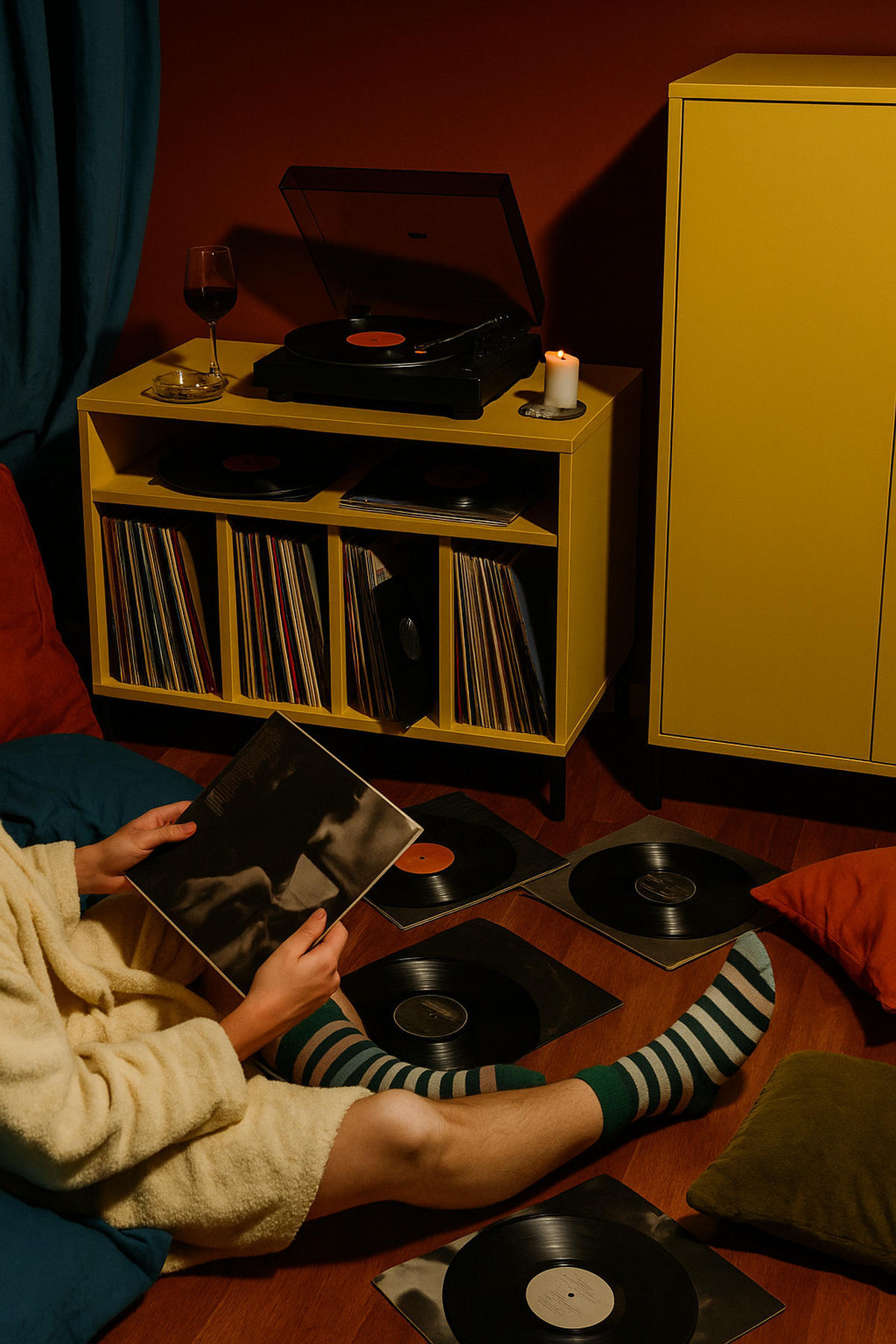 AUFBEWAHRUNGSMÖBEL Multifunktionales in Gelb VERNER - Gelb, Holzwerkstoff (40/123/75cm) - RNT By Really Nice Things