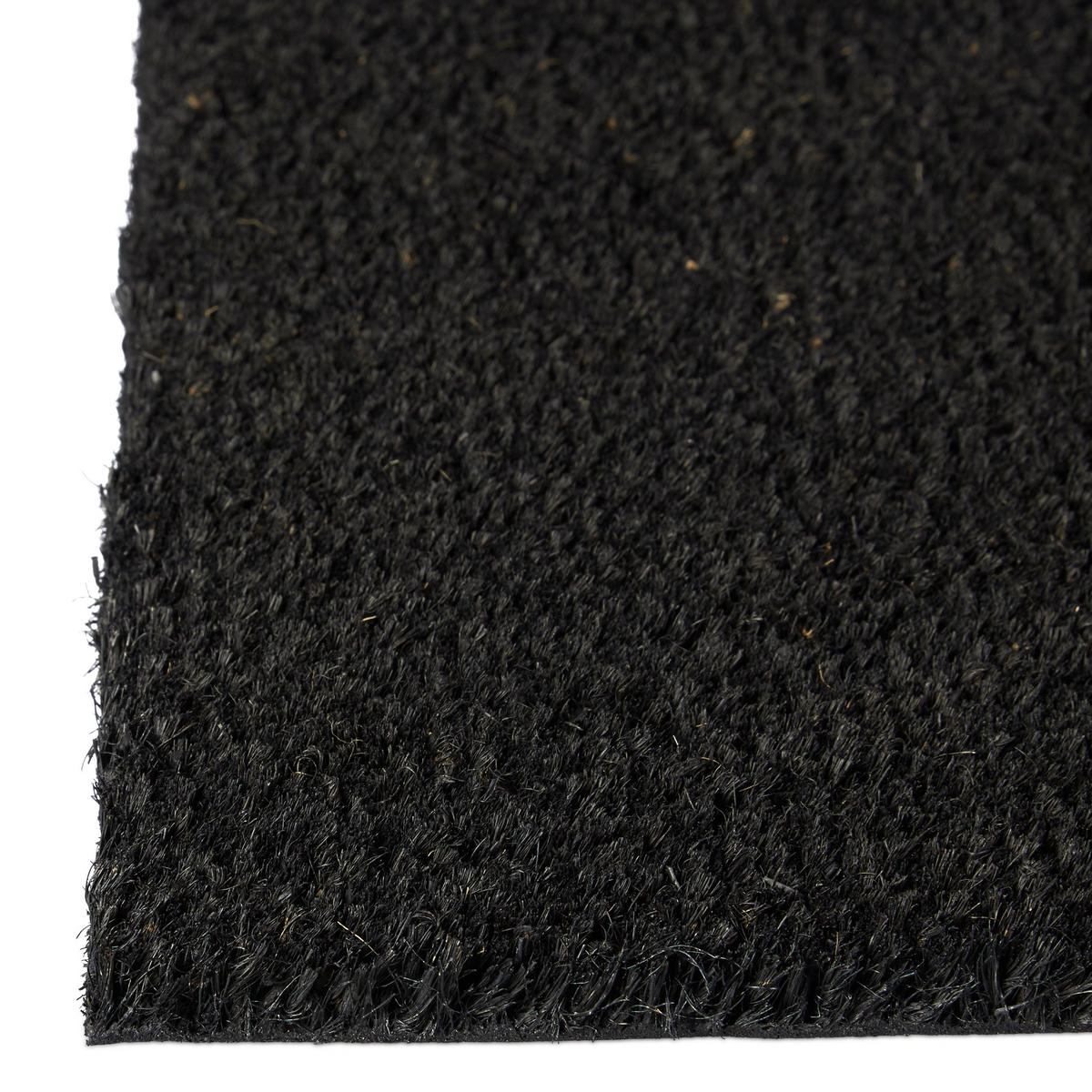 FUSSMATTE - Schwarz, Kunststoff/Textil (40/60cm) - Relaxdays