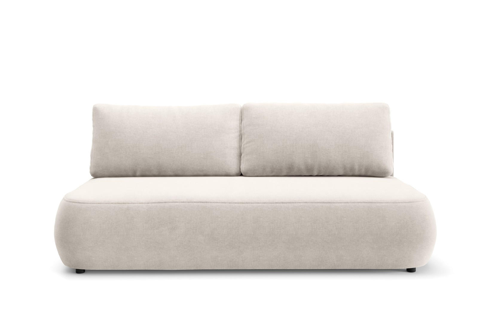 SCHLAFSOFA mit Bettkasten Beige - Beige/Schwarz, Holz/Holzwerkstoff (210/82/106cm) - Furnisell