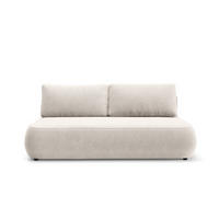 SCHLAFSOFA mit Bettkasten Beige - Beige/Schwarz, Holz/Holzwerkstoff (210/82/106cm) - Furnisell