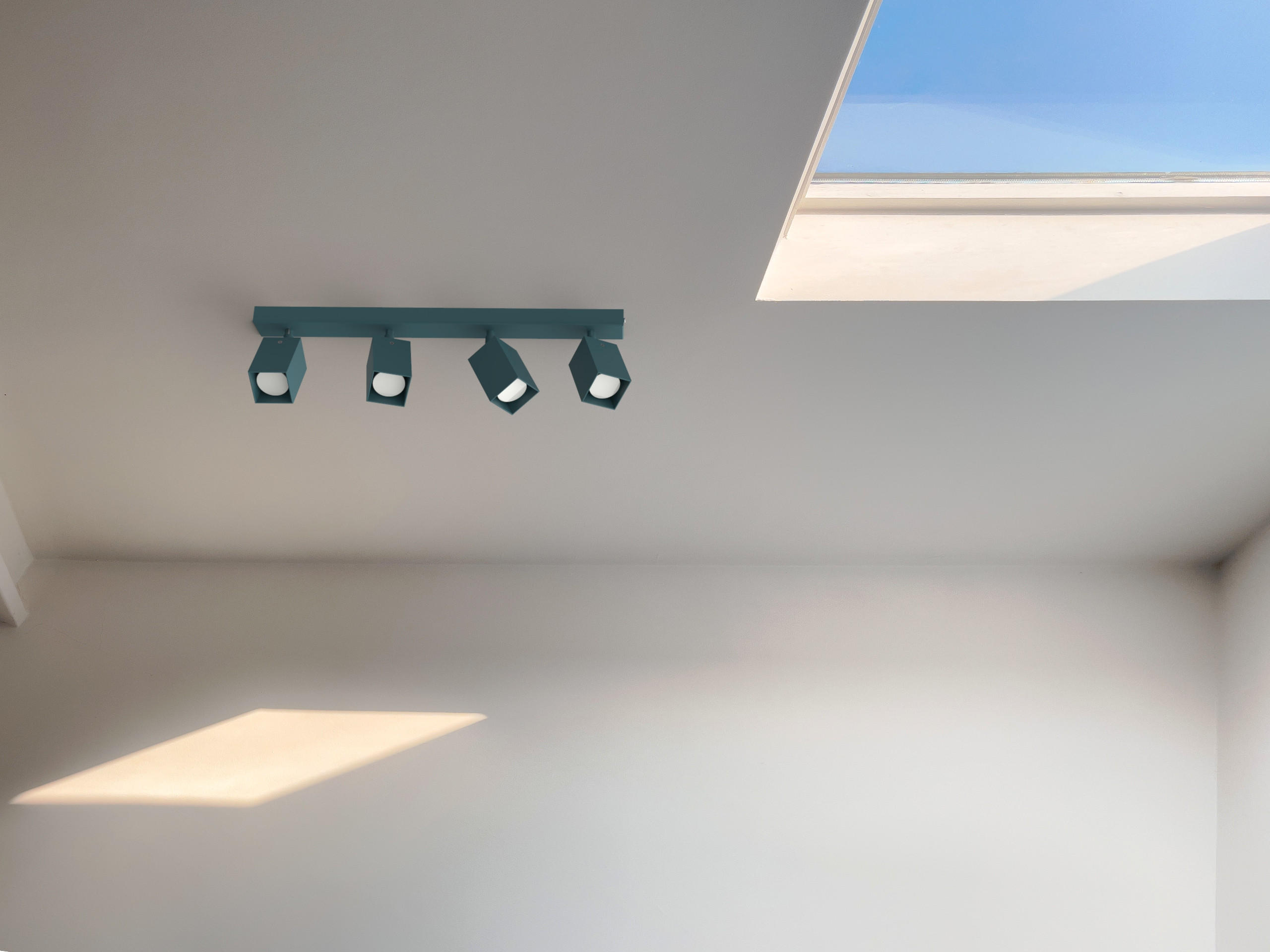 DECKENLEUCHTE - Blau, Metall (6/60/18cm) - Lumicom