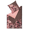 SATIN BETTWÄSCHE AMALIA - Weinrot, Textil (155/220cm) - Schöner Wohnen