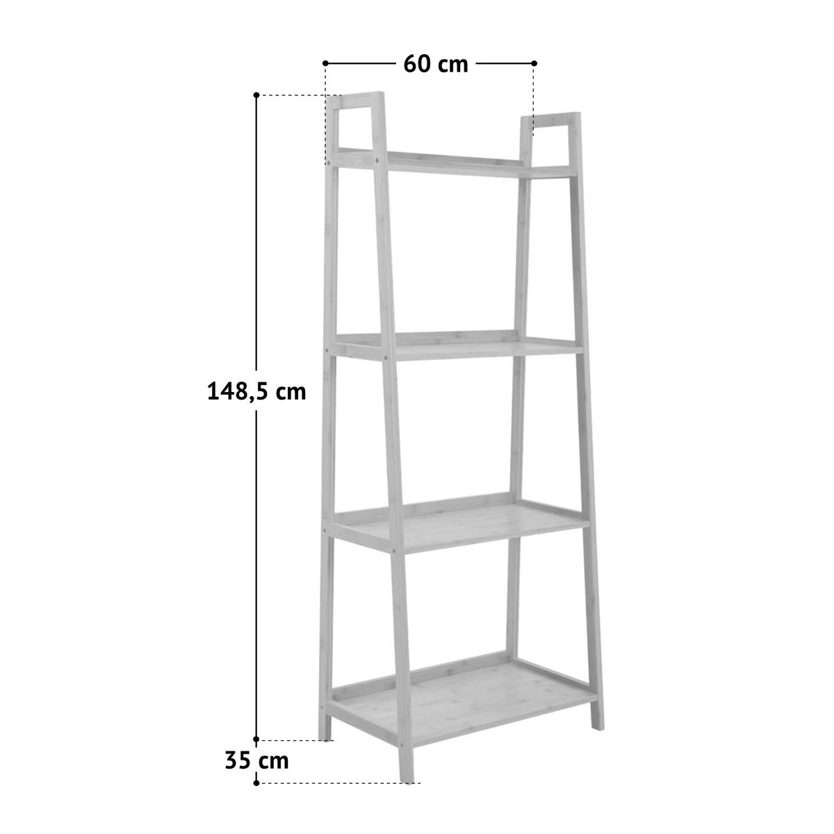 STANDREGAL Raja Bambus - Naturfarben, Holz (60/148.5/35cm) - SVITA