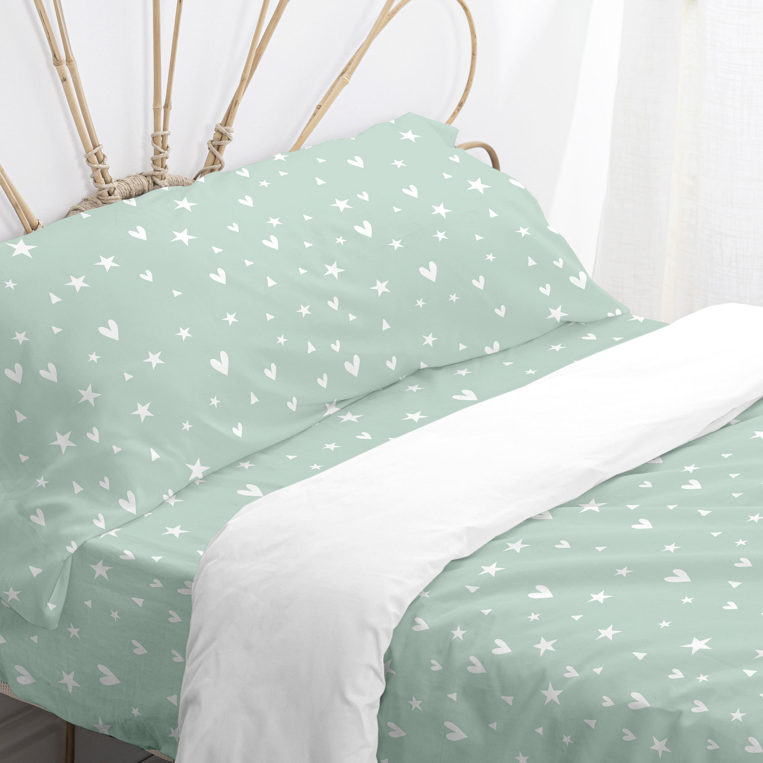 BETTBEZUG 2er-Set teiliges fairy dust 135/140x200 cm (standardgrösse) mehrfarbig - Multicolor, Textil (140/200cm) - Happy Friday