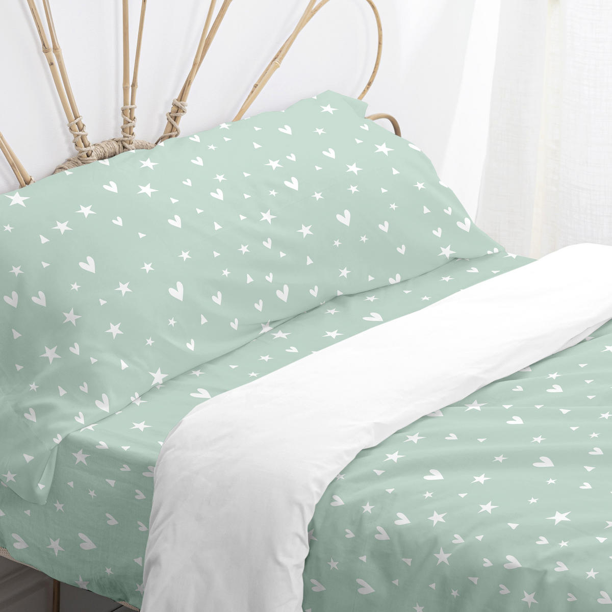 BETTBEZUG 2er-Set teiliges fairy dust 135/140x200 cm (standardgrösse) mehrfarbig - Multicolor, Textil (140/200cm) - Happy Friday