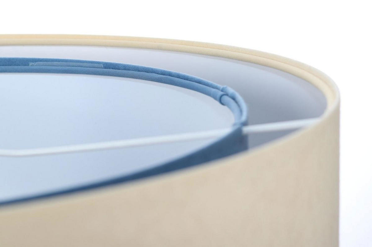 HÄNGELEUCHTE Blau 50/23 cm - Weiß, Kunststoff (50/1.3/23cm) - ONZENO