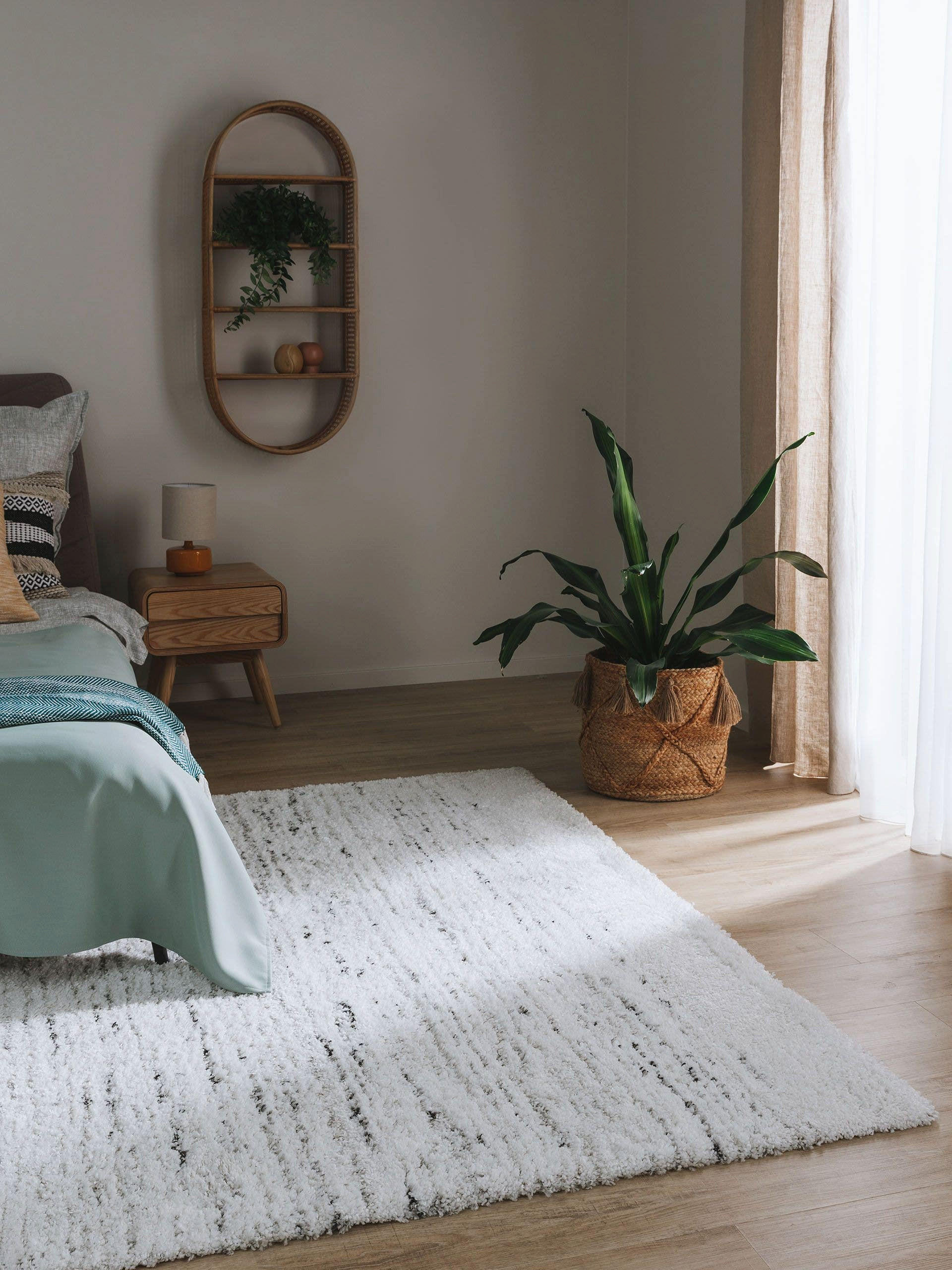 HOCHFLORTEPPICH Gobi Cream/Grau 200x290 cm - Creme, Textil (200/290cm) - benuta Nest