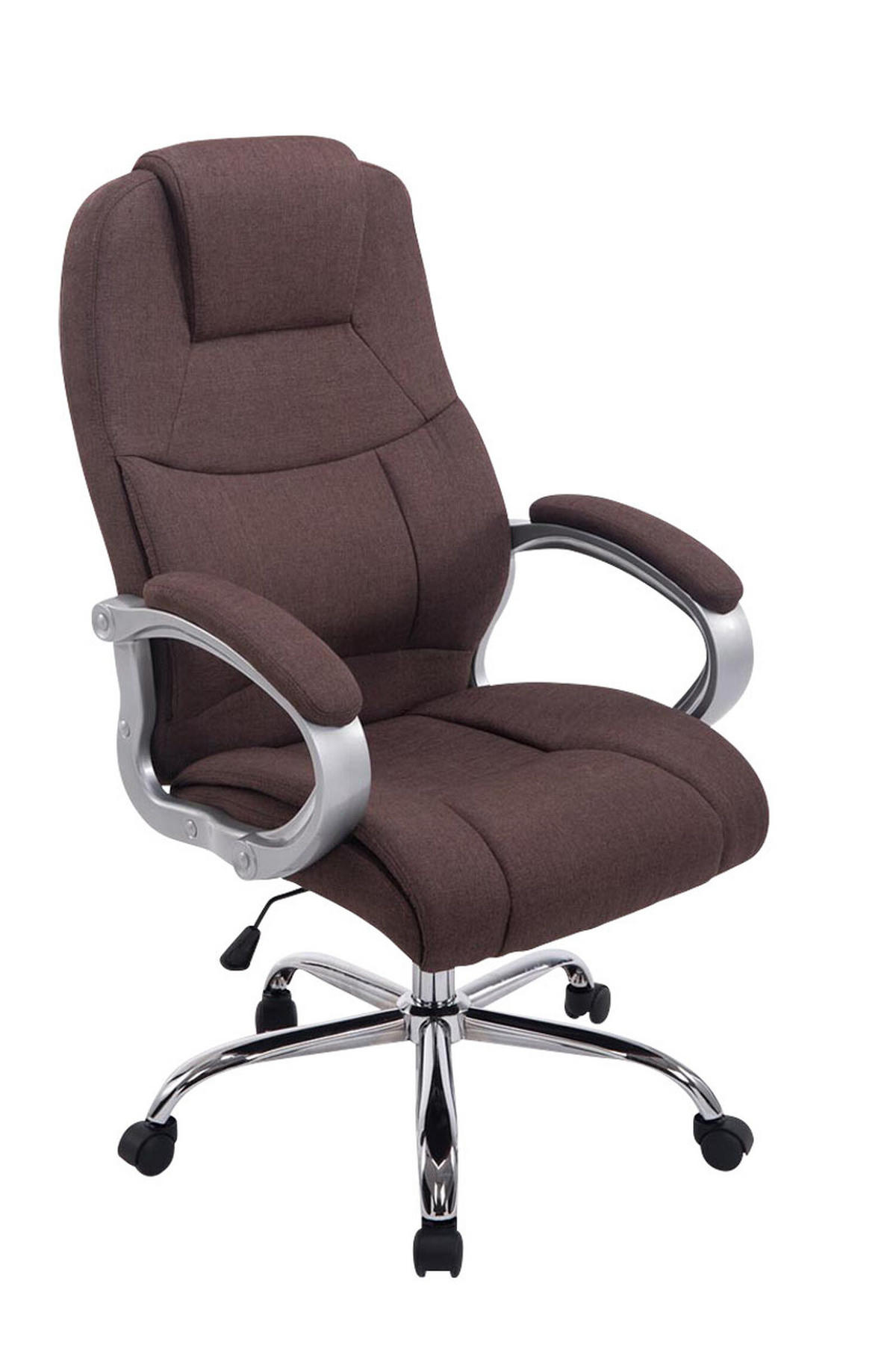 BÜROSTUHL Apodo, Stoff Braun - Braun, Textil/Metall (66/122/70cm) - TPFLiving