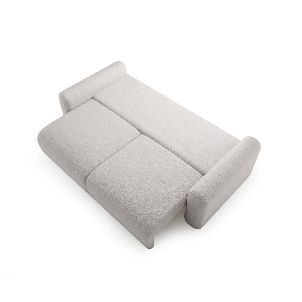 Thumbnail - Fedve Sofa, Hellgrau, Textil, 246x70x100 cm, Wohnzimmer, Sofas & Couches, Schlafsofas