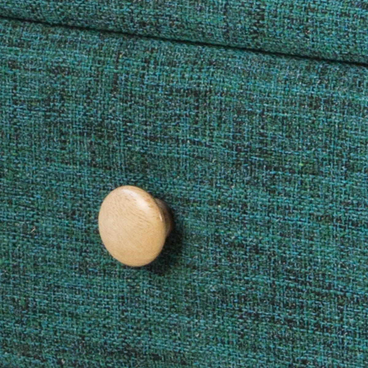 NACHTTISCH 46/62/37 cm türkis - Türkis, Holz/Textil (46/62/37cm) - Homestyle4u