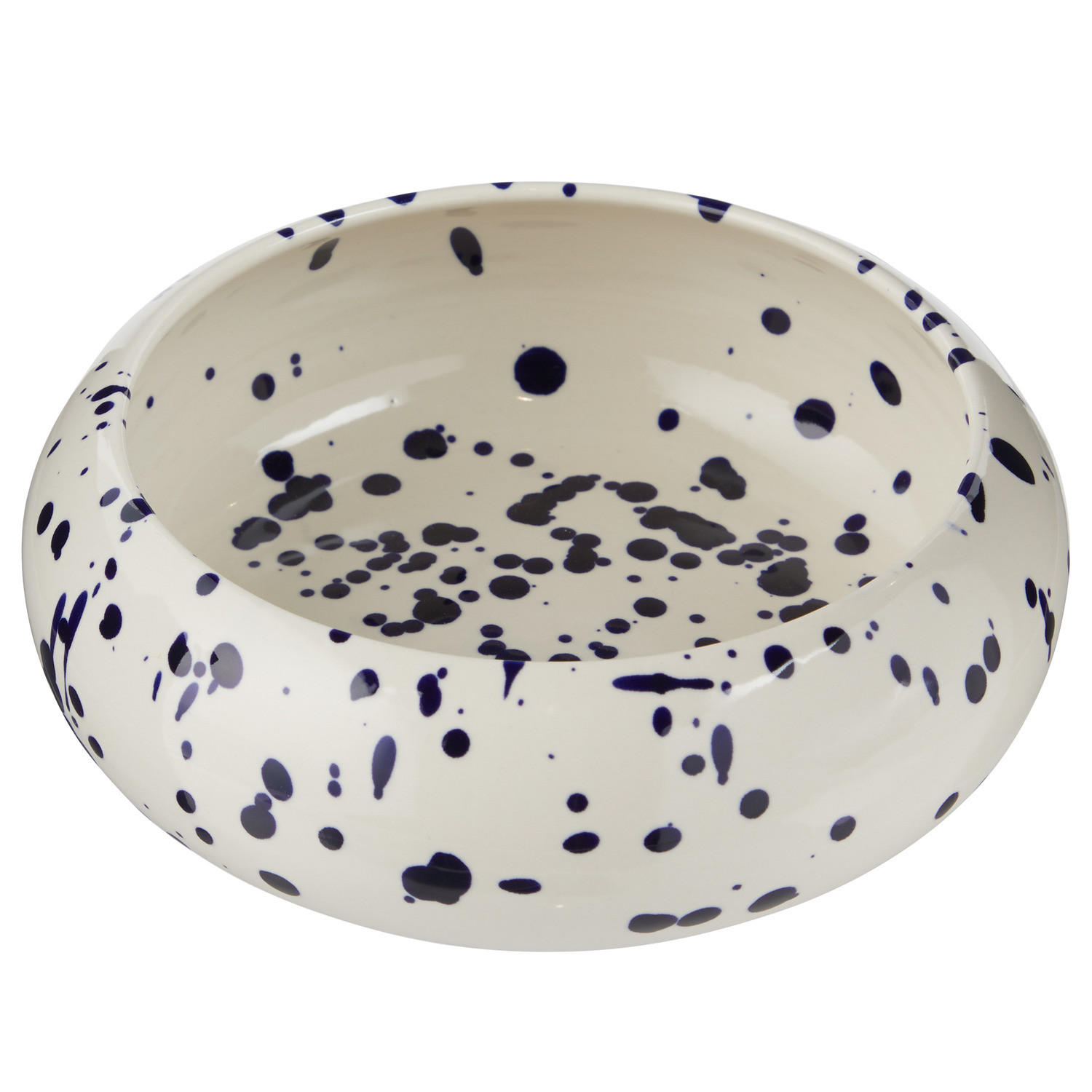 SCHALE Boogy Splash 700ml - Dunkelblau, Keramik (16/16/6cm) - Butlers