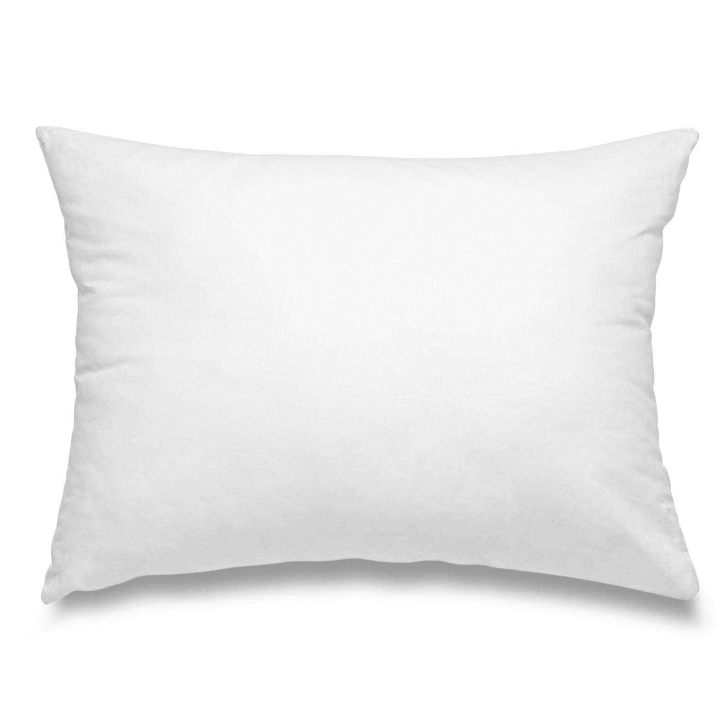 FEDERKISSEN 100% Federn 30/50 cm Bezug aus 100% Baumwolle - Weiß, Textil (50/30cm) - wometo