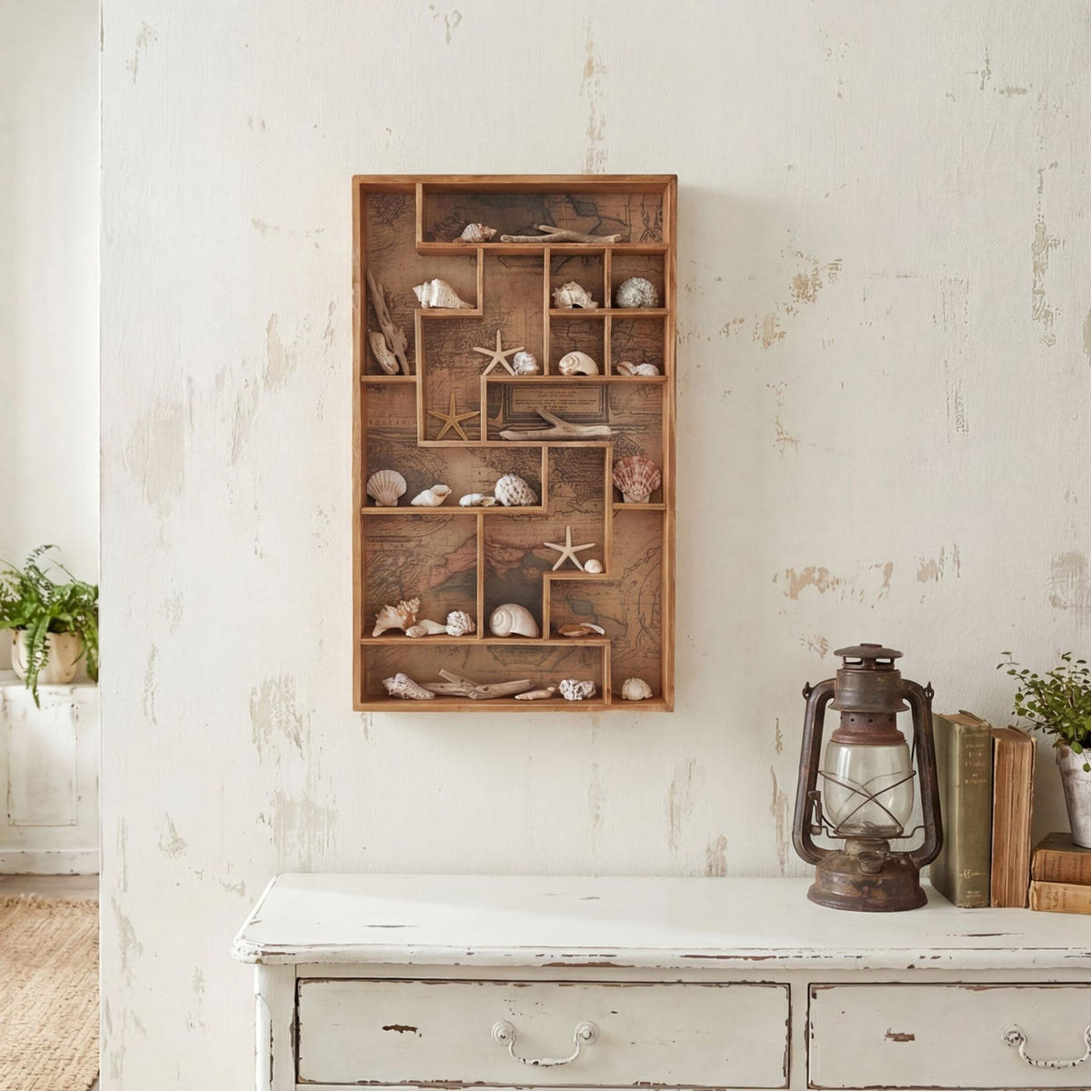 SETZKASTEN Braun - Braun, Holz (45/70/8cm) - MCW