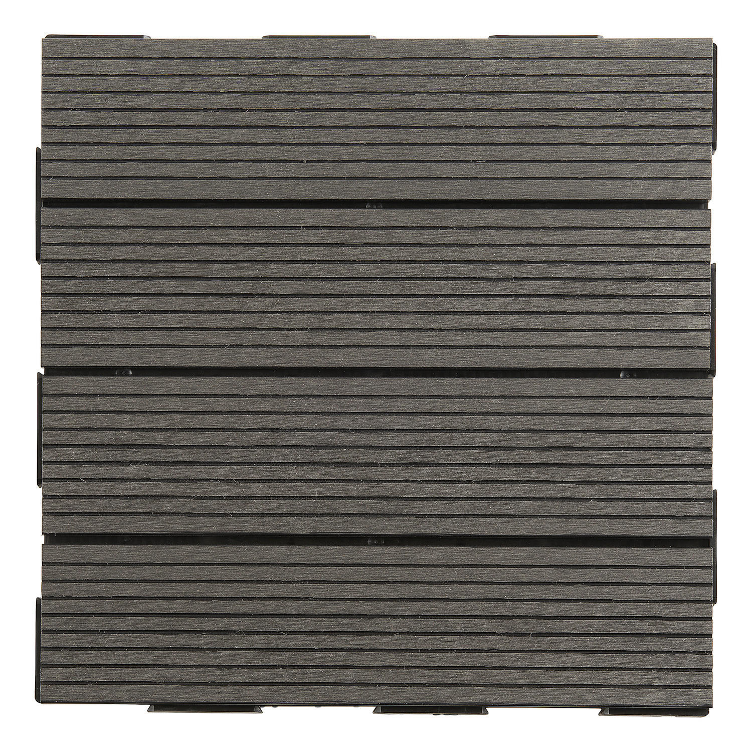 TERRASSENFLIESE - 22er-Set - Grau, Kunststoff (30/30/2cm) - home24