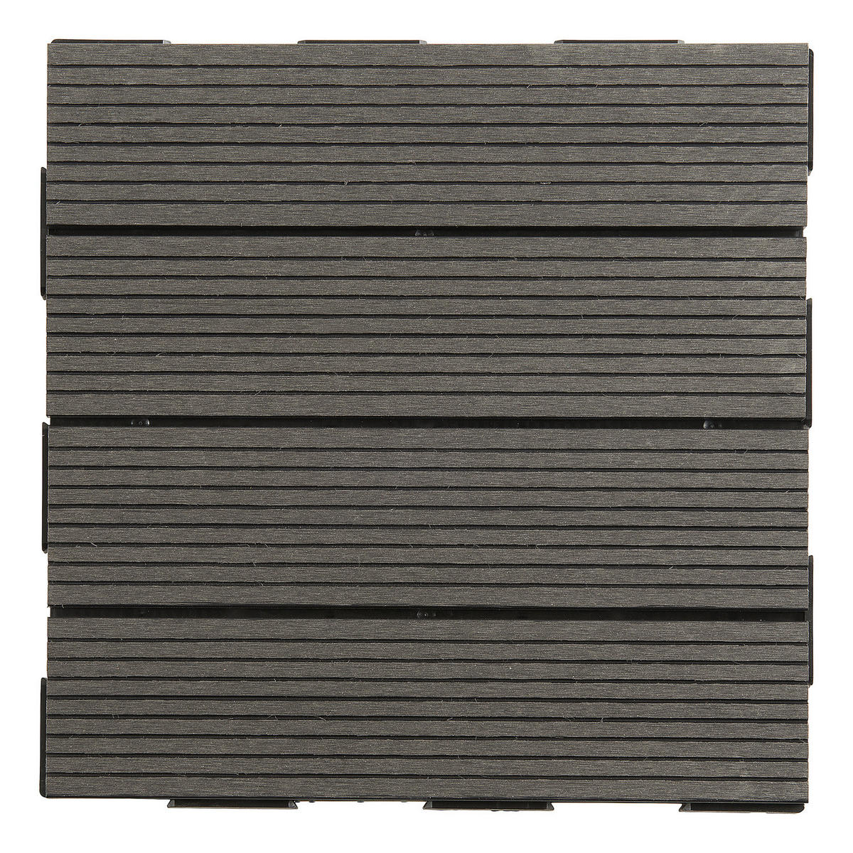 TERRASSENFLIESE - 22er-Set - Grau, Kunststoff (30/30/2cm) - home24