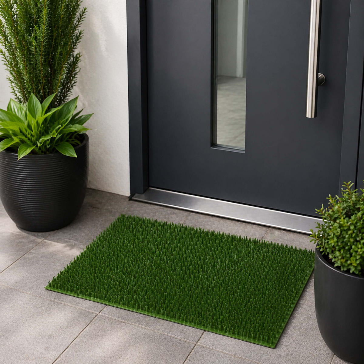 OUTDOOR-FUSSMATTE SEANSON 2ER SET - Grün, Textil (40/60cm) - Astra