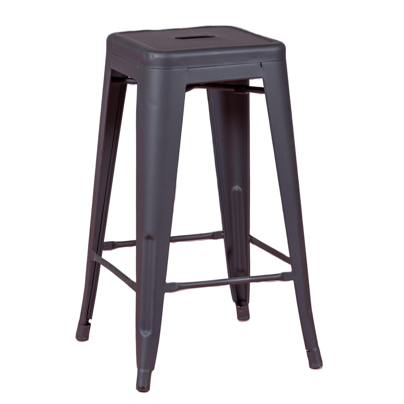 HOCKER Metall Schwarz - Schwarz, Metall (41/68/41cm) - Nest Dream