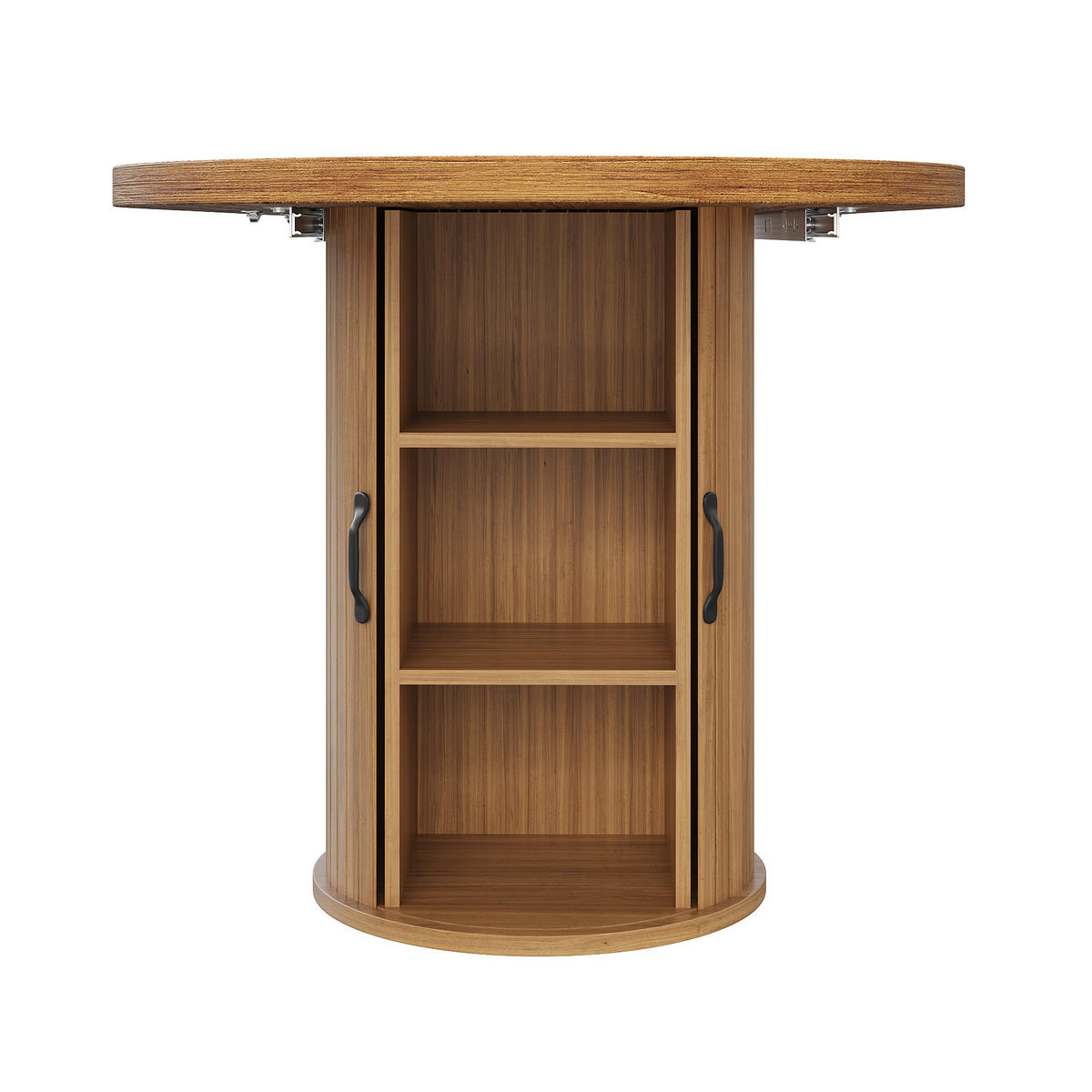 ESSTISCH ausziehbar 150-190/80/75 cm mit Staufach DE-39636 Dunkelbraun - Braun, Holzwerkstoff (80/150/75cm) - ComfortXL
