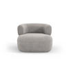 SESSEL Jenny aus Boucle hellgrau - Hellgrau, Textil (88/73/90cm) - Micadoni