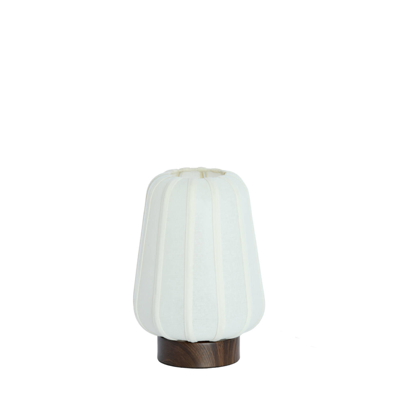 TISCHLAMPE Bia - Weiß - 20/20/29 cm - Weiß, Textil (20/20/29cm) - Light & Living