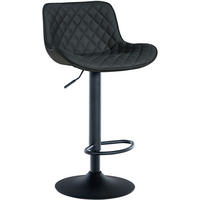 BARHOCKER Minosa 81-105 x 48 x 54 cm - Schwarz, Textil (48/81/54cm) - furnicato