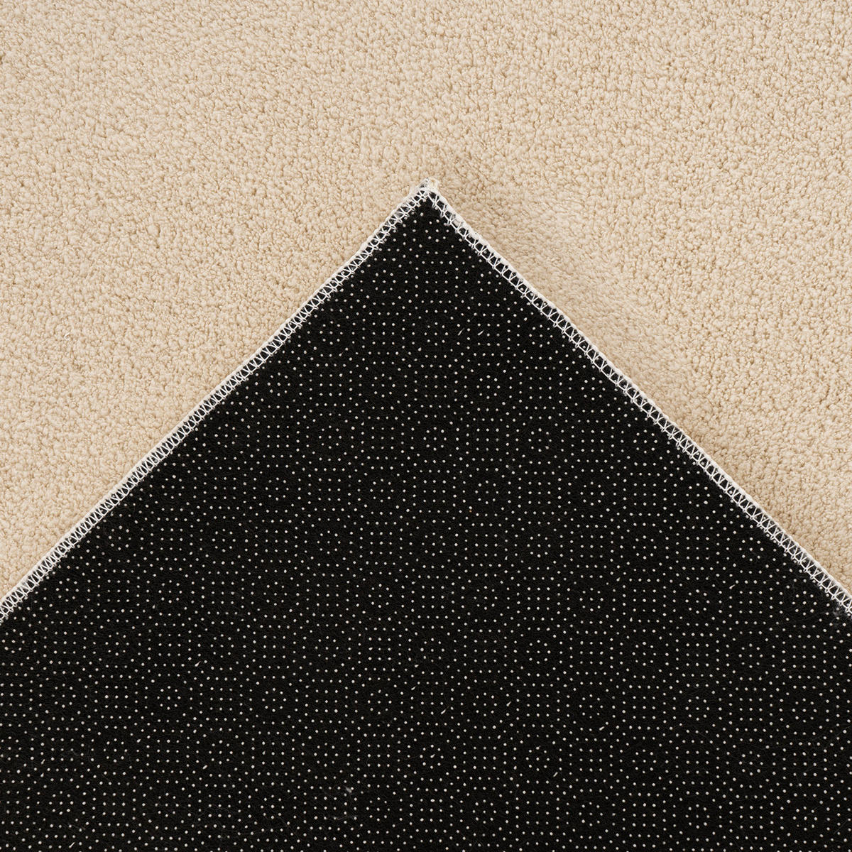 KURZFLOR-TEPPICH Calma 200 Beige 80x140 cm - Beige, Kunststoff/Textil (80/140cm) - carpet city