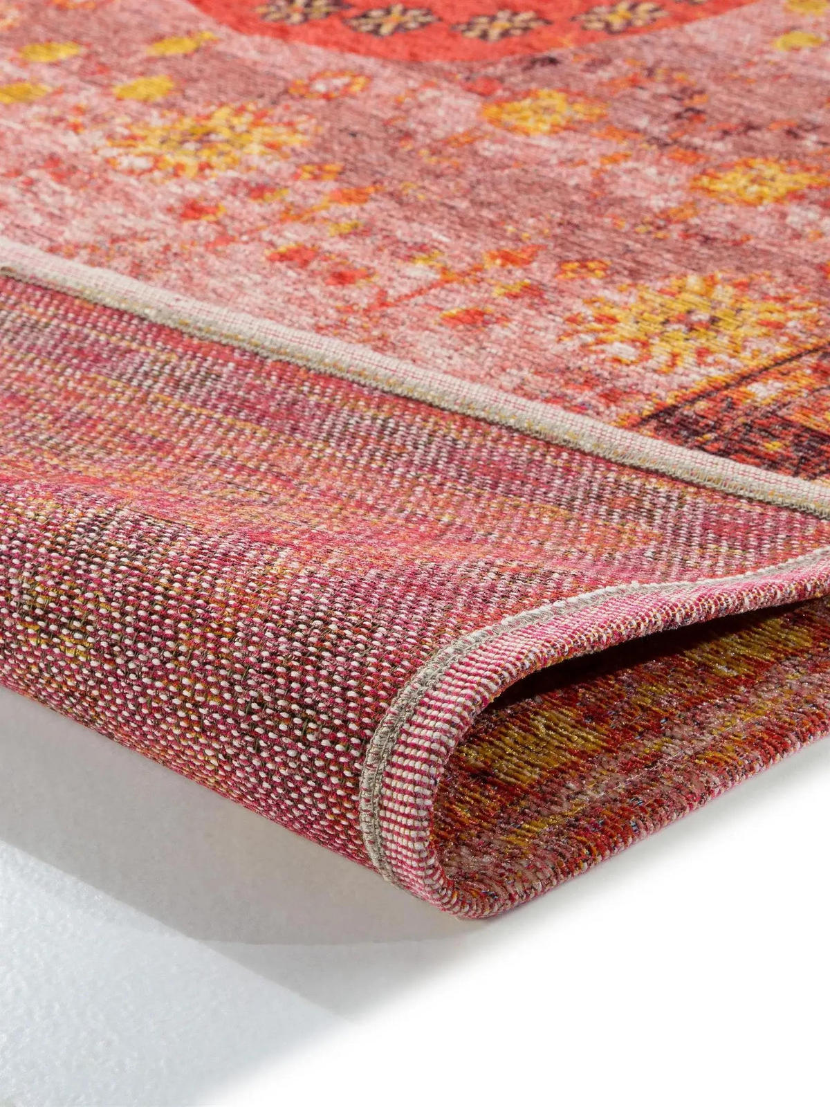 FLACHGEWEBETEPPICH Stay Rot 290x400 cm - Rot, Textil (290/400cm) - benuta Pop