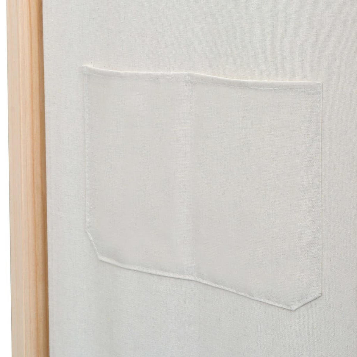RAUMETEILER Creme 120/170/4 Cm Stoff 3-teilig - Creme, Textil (4/120/170cm) - vidaXL