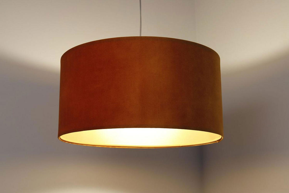 HÄNGELEUCHTE Gelb 60/30 cm - Gelb/Goldfarben, Kunststoff (60/0.8/30cm) - ONZENO