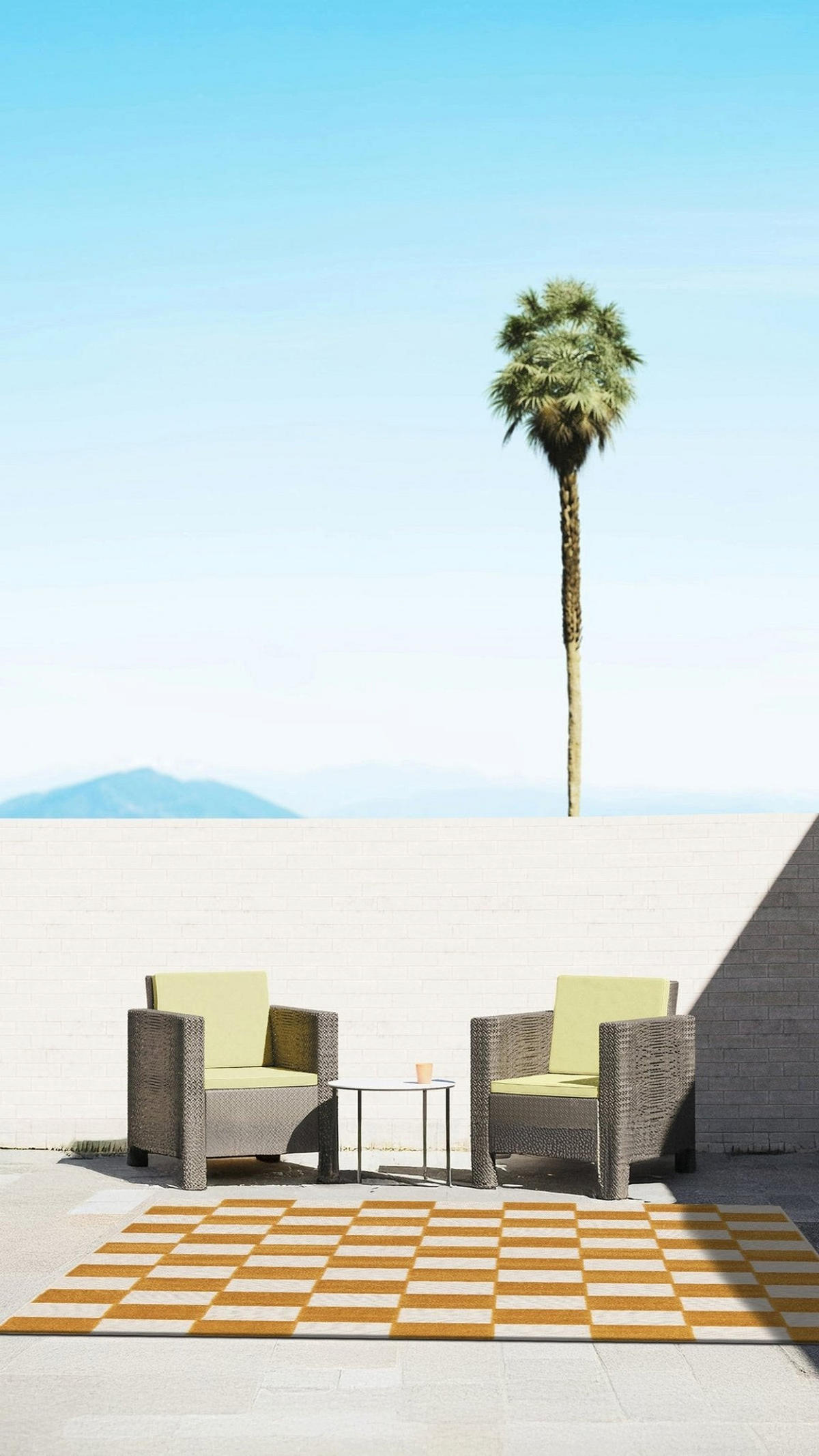 TEPPICH für Innen und Außen mit Skulptureffekt gelb - Gelb, Textil (160/230cm) - AFK Living