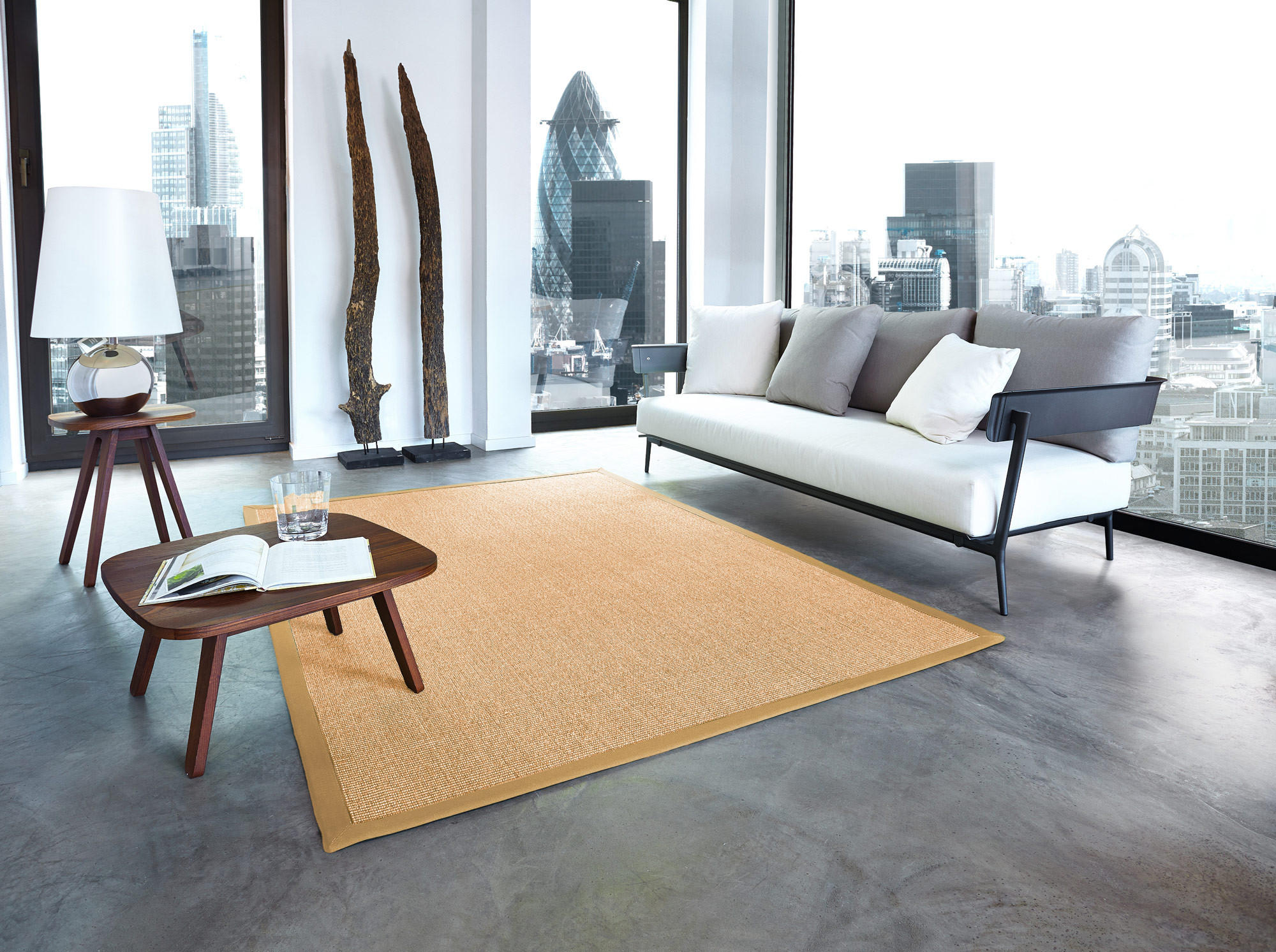 TEPPICH Sisal Manaus chablis/beige 250x300cm - Beige/Naturfarben, Textil (250/300cm) - Astra