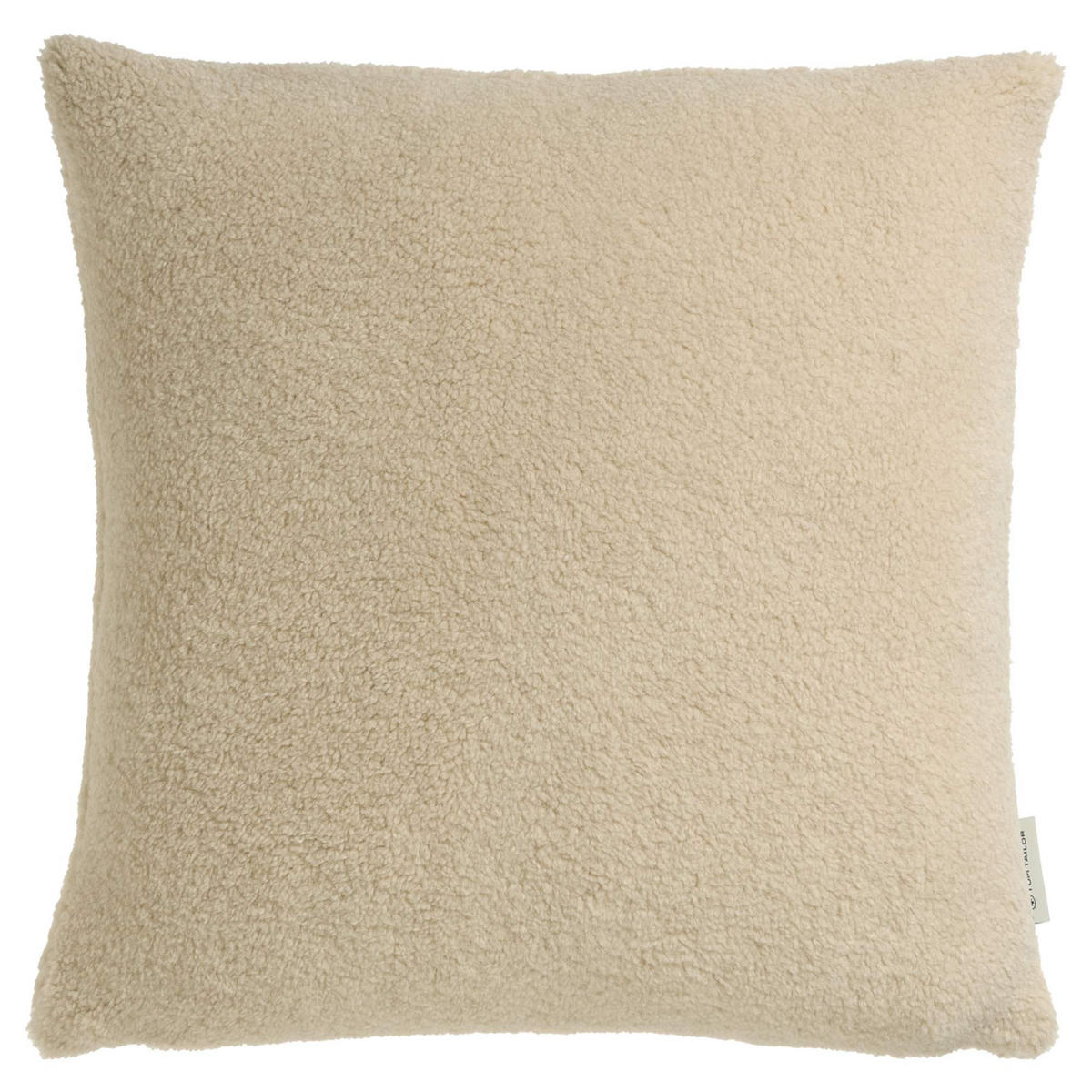 ZIERKISSENHÜLLE TEDDY - Beige, Textil (45/45cm) - Tom Tailor