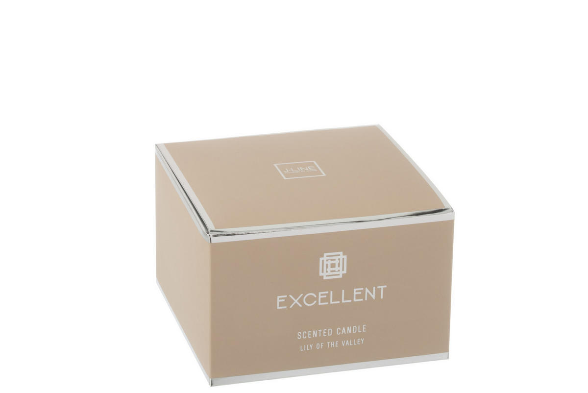 DUFTARTIKEL EXCELLENT - Glas - Beige - L - 40 Std. - Beige, Glas (14/9.5cm) - J-Line