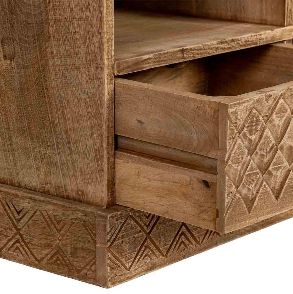 BANK aus Holz, 104x33x48cm - Naturfarben, Holz (104/48/33cm) - Wanderlust