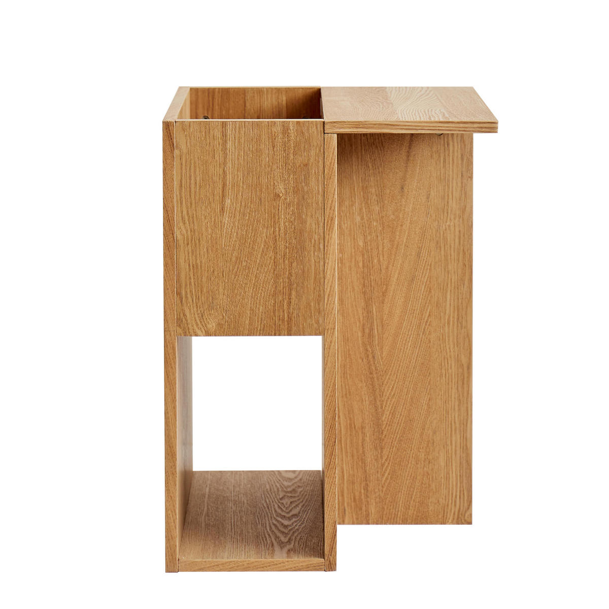 BEISTELLTISCH Rund Braun 50 x 50 x 49 cm - Braun, Holz (18/45/55cm) - Nordlys